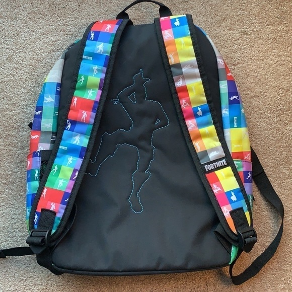 Fortnite dancing colorful backpack book bag - Picture 7 of 8